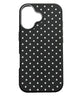 PUドットiphoneケース(ブラック)/柄2:iphone16