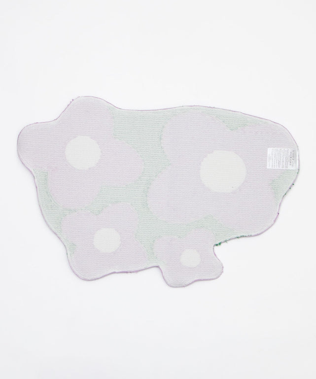 ブルーミングフラワーラグ