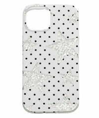ドットスターiphoneケース(ホワイト)