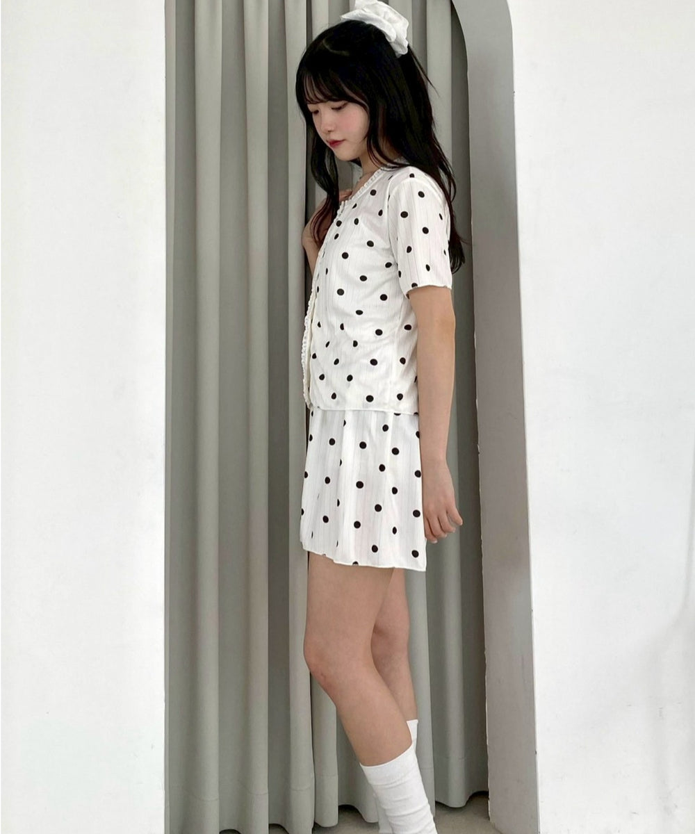 柄６：ドット　モデル：155cm F着用