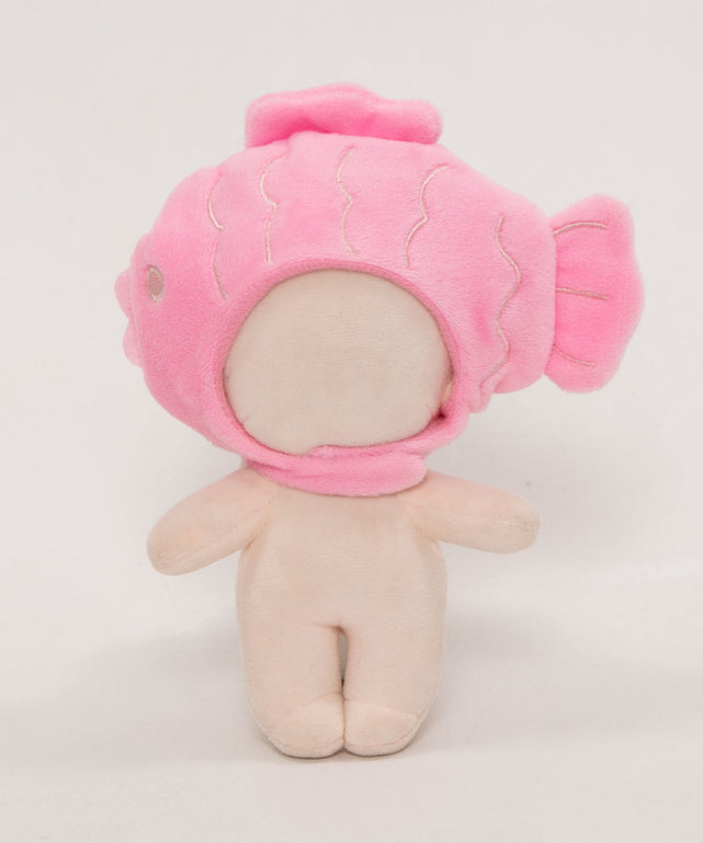 ぬい桜たい焼きキャップ15cm/ピンク