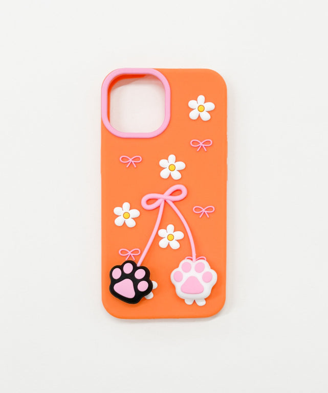 ゆらゆらiphoneケース（オレンジニクキュウ）/柄1:iphone15