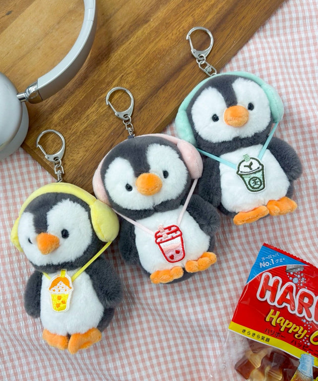るんるんペンギンぬいぐるみキーホルダー