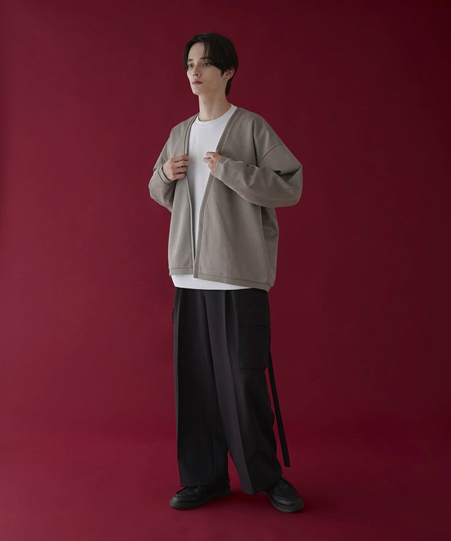 ベージュ　モデル：180㎝　L着用