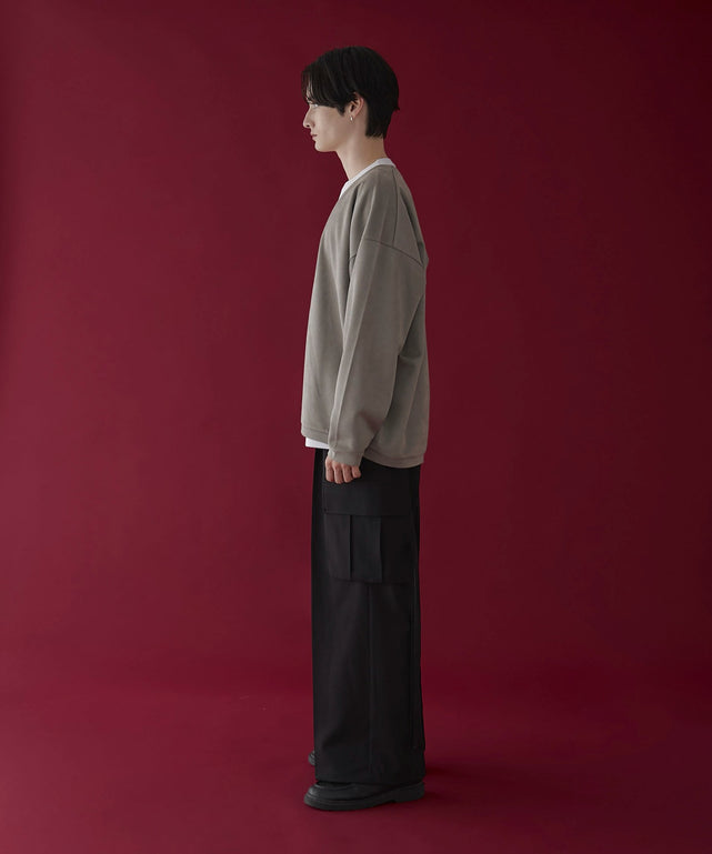 ベージュ　モデル：180㎝　L着用