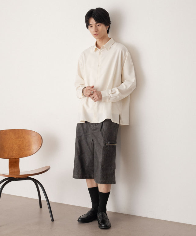 オフホワイト モデル：180cm L着用