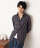 ブラックチェック1 モデル：180cm L着用