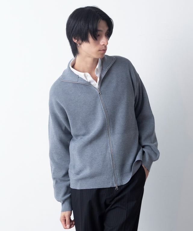 ドライバーズニット/グレー モデル：180cm L着用