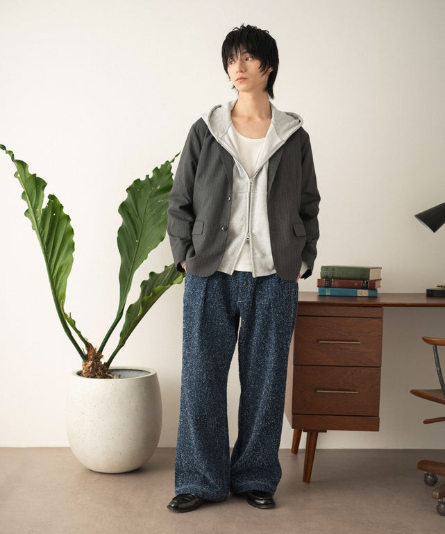 グレーストライプ モデル：180cm L着用