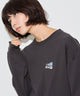 CONVERSEワンポイントT（LS）/柄2 モデル：160cm L着用