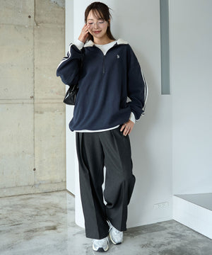 ネイビー モデル:165cm Mサイズ着用