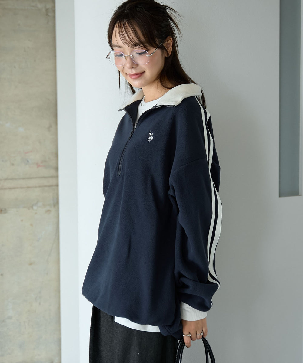 ネイビー モデル:165cm Mサイズ着用