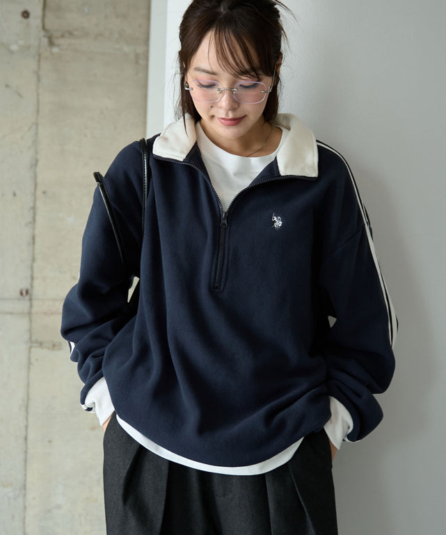 ネイビー モデル:165cm Mサイズ着用
