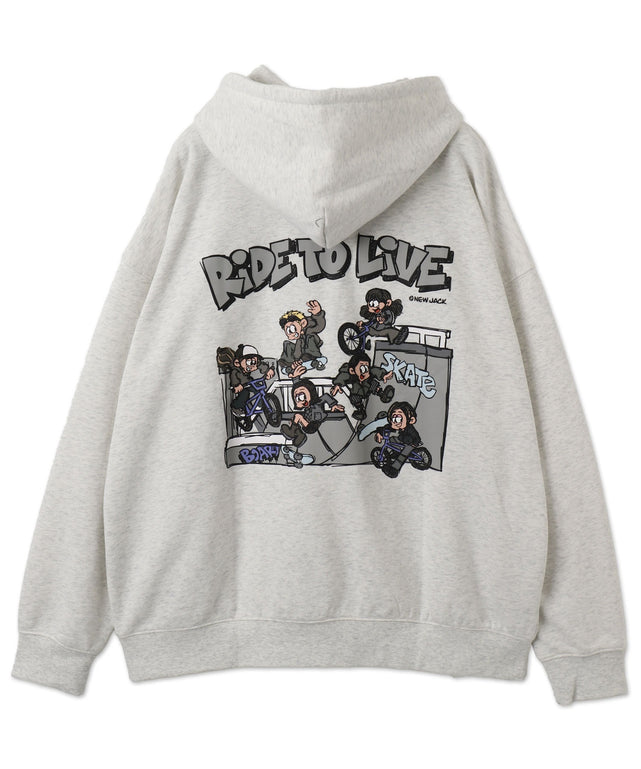 別注NEW　JACKグラフィックプルパーカー