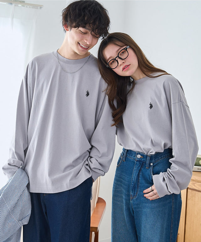 U.S. POLO ASSN.ワンポイント刺繍LST