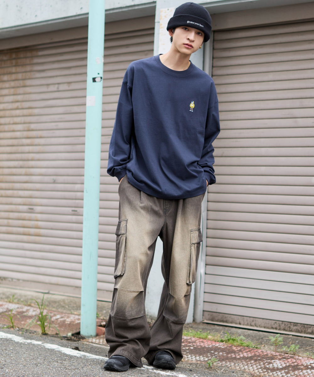 ネイビー モデル：180cm L着用