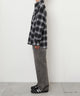 ブラックチェック1 モデル:175cm F着用