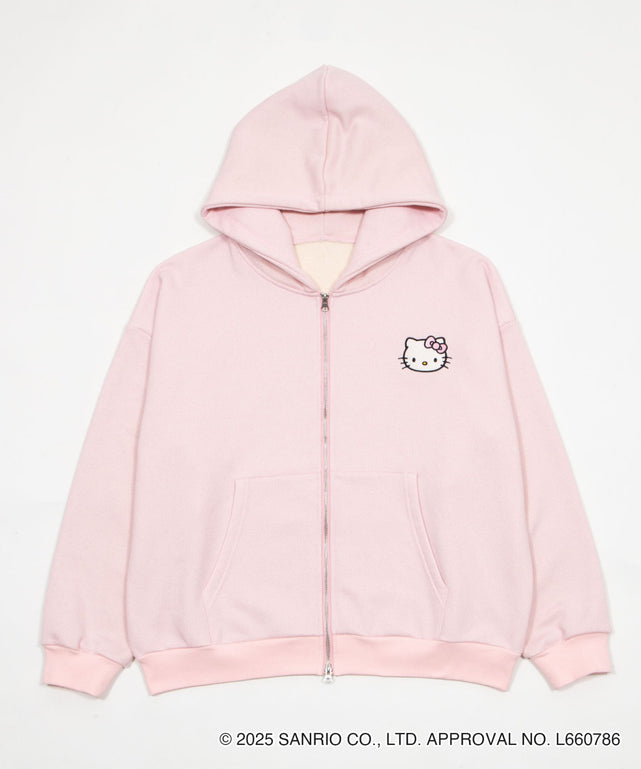 HELLO KITTY×WEGO ジップパーカー/ピンク