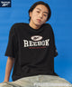別注ReebokグラフィックT（SS）/ブラック　モデル:178cm M着用