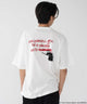 BRANDALISED 別注グラフィックT(SS)/柄2 モデル：178cm L着用
