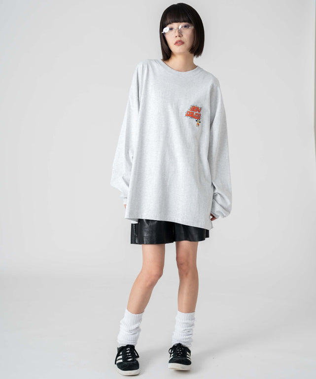 アッシュグレー　モデル：168㎝　L着用