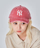 【WEGO限定デザイン】別注NEWERA　9FORTY　damage/NY　レッド（柄2）