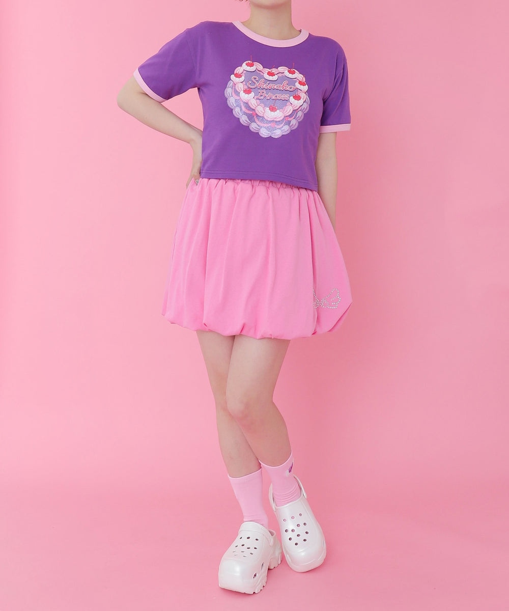 パープル モデル：155cm M着用