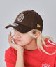 【WEGO限定デザイン】別注NEWERA　9FORTY　linestone/SD　ブラウン（柄4）