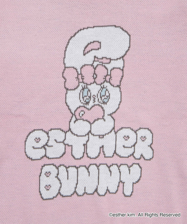 ESTHER BUNNYコラボバックリボンニット