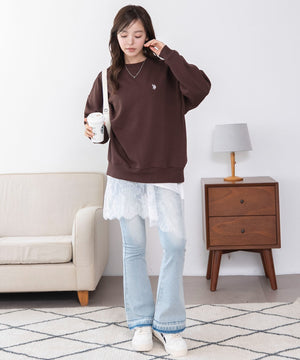 ブラウン　モデル：165cm M着用