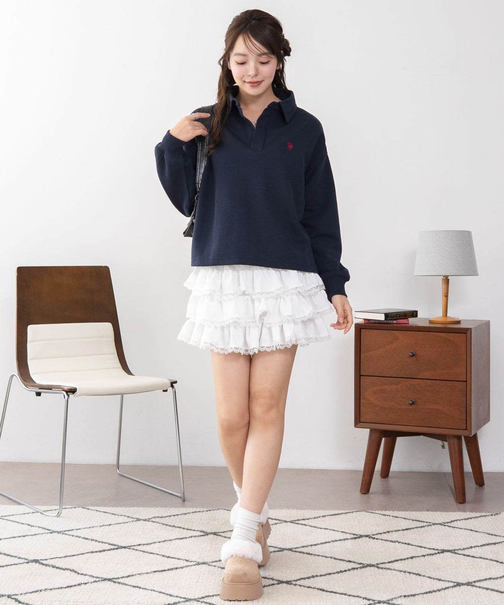 ネイビー　モデル：165cm M着用