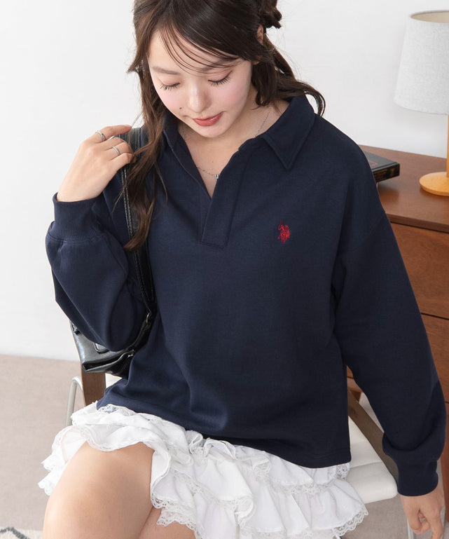 ネイビー　モデル：165cm M着用