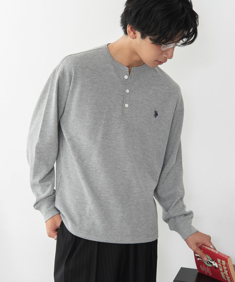 杢グレー　モデル：180cm L着用