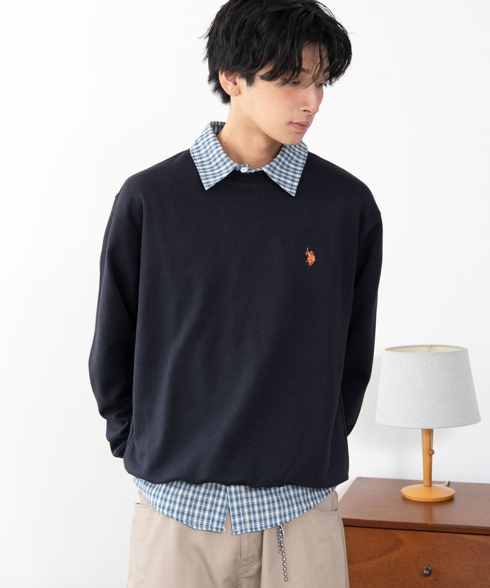 ネイビー　モデル180cm L着用