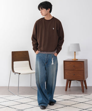 ブラウン　モデル180cm L着用
