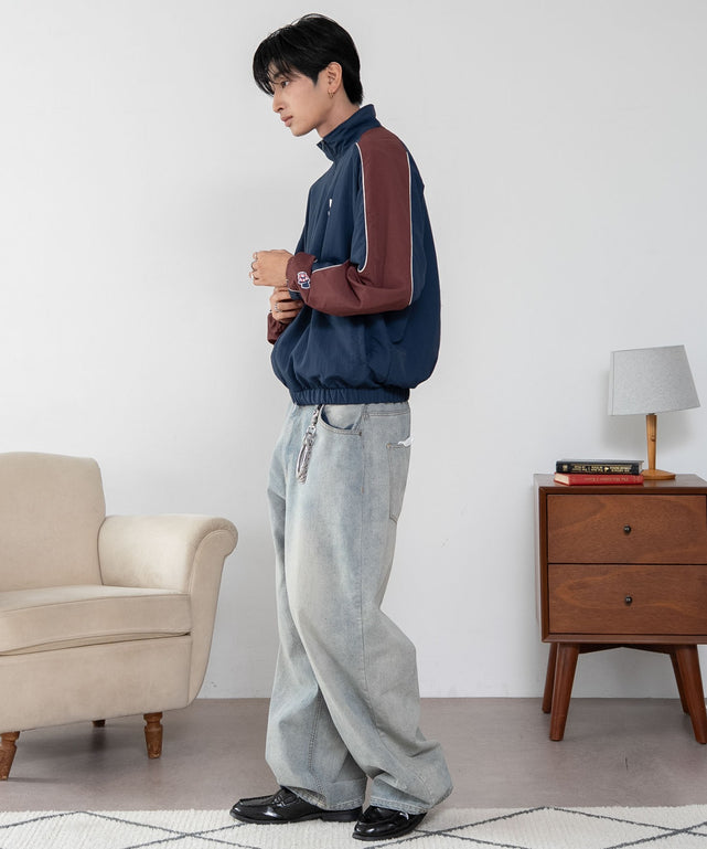 ネイビー　モデル：180cm L着用