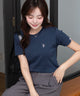 U.S. POLO ASSN.別注コンパクトTシャツ/ネイビー　モデル：165cm S着用