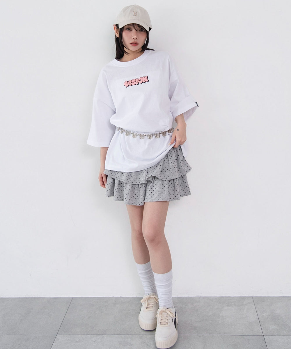 ホワイト　モデル：159cm L着用