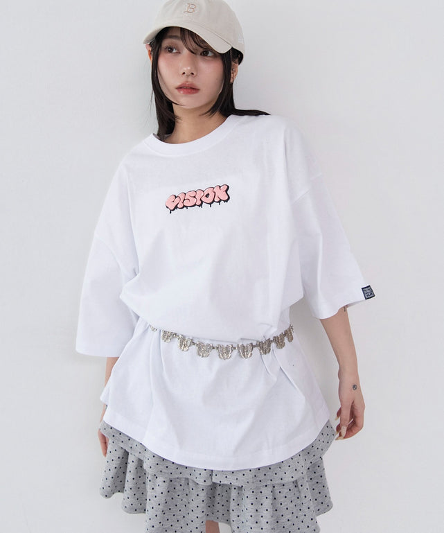 ホワイト　モデル：159cm L着用