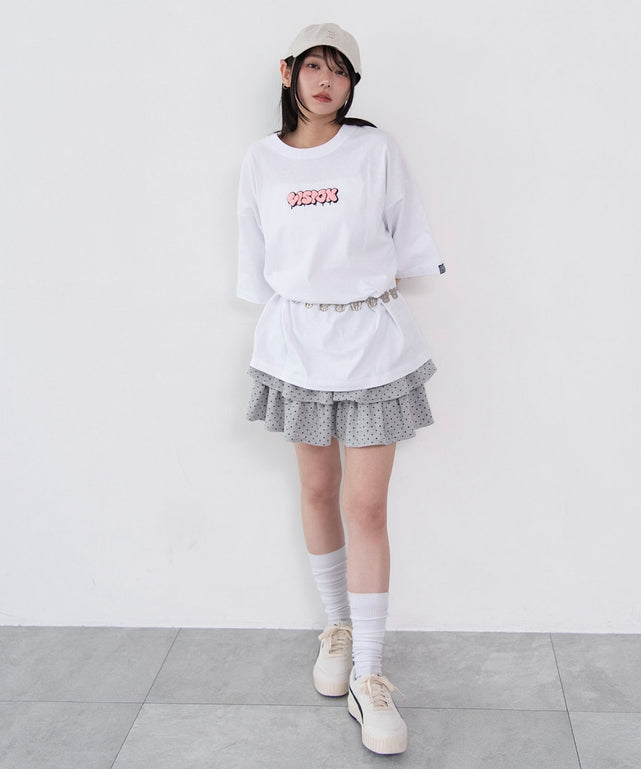ホワイト　モデル：159cm L着用