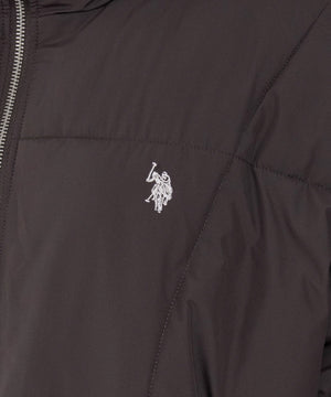 U.S.POLO ASSN.別注 ハイネックパファーブルゾン