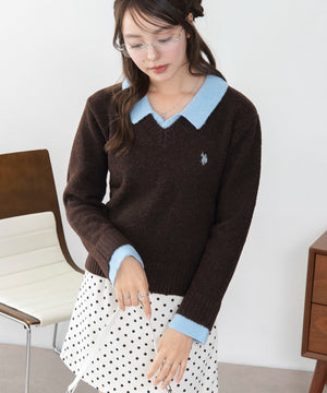 ブラウン　モデル：165cm F着用
