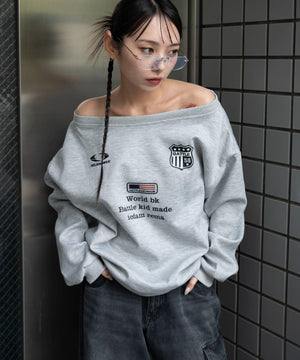 杢グレー　モデル：159cm F着用