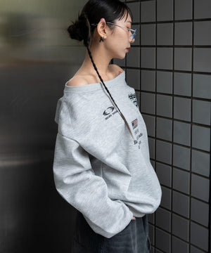 杢グレー　モデル：159cm F着用