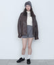 ブラウン　モデル：163cm F着用