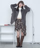 チャコール　モデル：163cm F着用