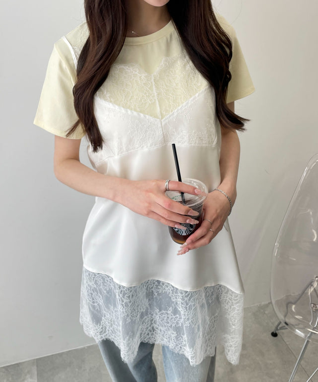 ホワイトソノタ　モデル：160cm F着用