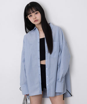 ブルーストライプ　モデル：161cm F着用