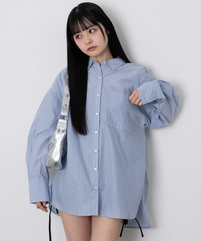 ブルーストライプ　モデル：161cm F着用