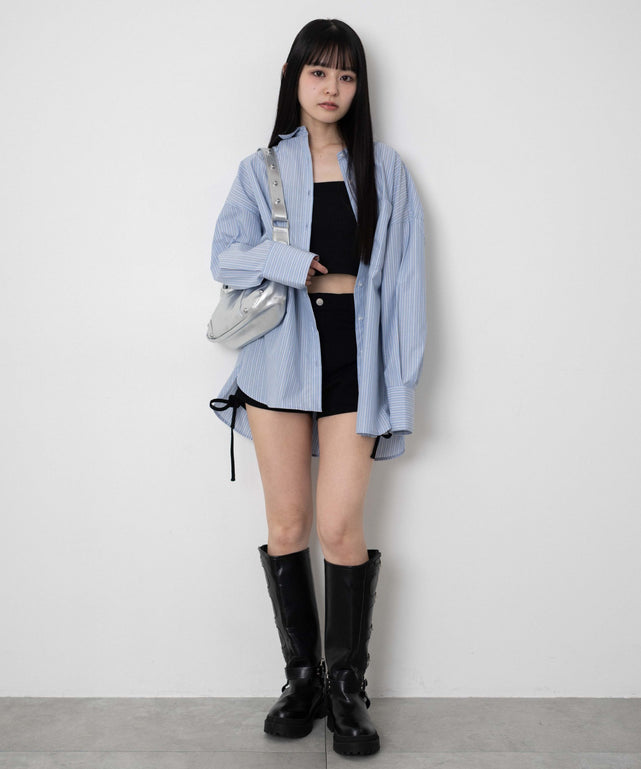 ブルーストライプ　モデル：161cm F着用